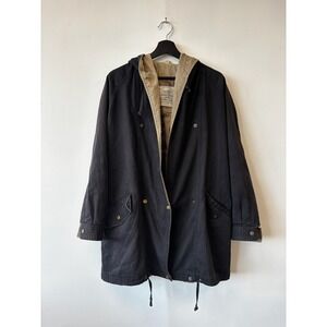 Vintage Express Jacket Womens Small Hooded Parka Coat‎ French Country 90s Korea